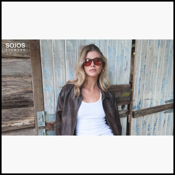 Retro Polarized Aviator Sunglasses with UV400 TAC Lenses